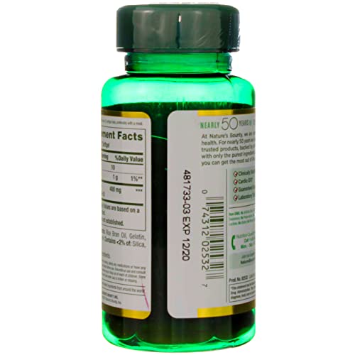 Nature's Bounty - Nb Coq10 400mg Cardio Q10 – Tamanho 30ct – Coenzima Q10 para Saúde Cardiovascular