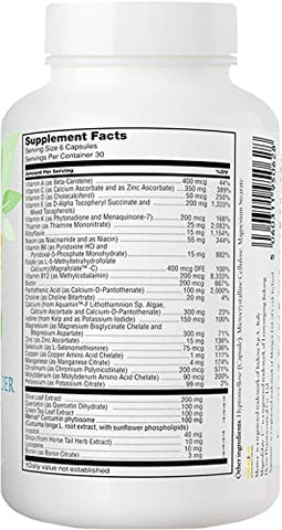 Women's Health Network - Multivitamínico Especial para Mulheres com Maior Risco de Problemas de Saúde Óssea – 180 Cápsulas (1 Frasco) | Women’s Health Network