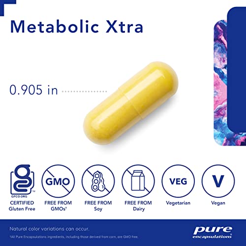 Metabolic Xtra | Suporte ao Metabolismo de Carboidratos e Homeostase | 90 Cápsulas - Pure Encapsulations