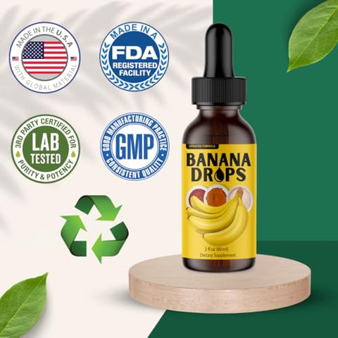 Proven.bio - Banana Drops – Fórmula Oficial de Gotas Líquidas de Banana (Visto nas Redes Sociais)