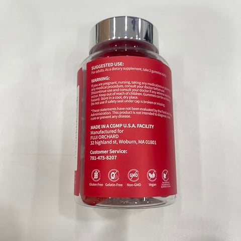 DDUYIE - 1500mg Gomas de ACV Keto Avançadas para Suprimir Desejos – Gomas de Vinagre de Maçã com Vitaminas B12 e B6, Sem OGM, Sem Glúten, Sem Gelatina (Marca: Advanced Keto)