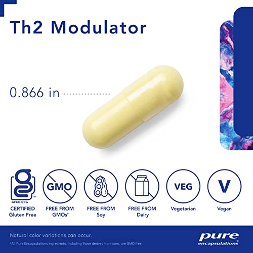 Th2 Modulator | Modula a Resposta Imune Th2 e Mantém o Equilíbrio Th1/Th2* | 120 Cápsulas - Pure Encapsulations