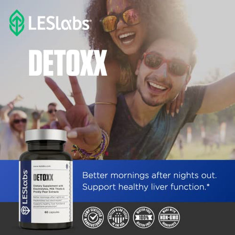 DeToxx – Melhores Manhãs: Suplemento Detox para Recuperação Pós-Festa  de Confiança - LES Labs