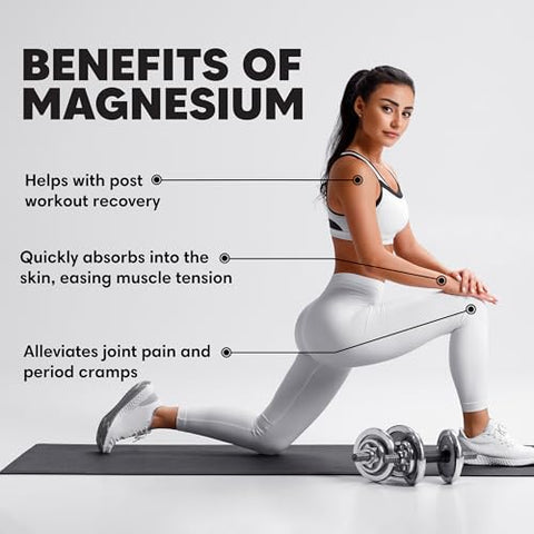 Zen Routine - Óleo de Magnésio Puro em Spray – 355 ml, Absorção Rápida, 100% Orgânico, Promove Sono Calmo e Relaxamento, Spray de Magnésio para Pés, Sono e Corpo – Fabricado nos EUA