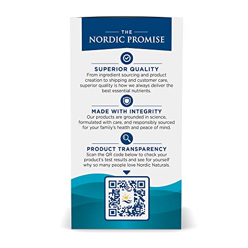 Algae Omega – 60 Soft Gels – 715 mg Ômega-3 – Óleo de Alga Certificado Vegano – EPA à Base de Plantas - Nordic Naturals