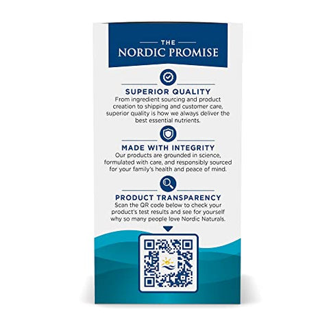 Algae Omega – 60 Soft Gels – 715 mg Ômega-3 – Óleo de Alga Certificado Vegano – EPA à Base de Plantas - Nordic Naturals