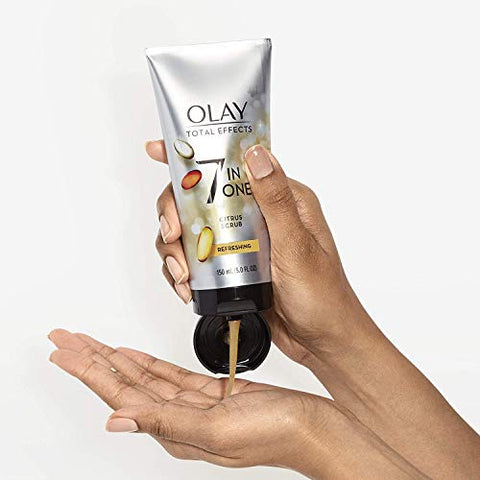 Total Effects Limpeza Facial e Esfoliante de Citrus, 150 ml (Pacote com 3 unidades) - Olay