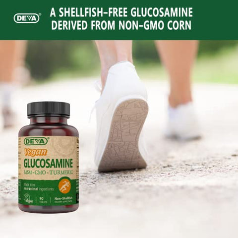 Vegan Glucosamina-MSM-CMO: Suporte para articulações saudáveis em cápsulas veganas - DEVA