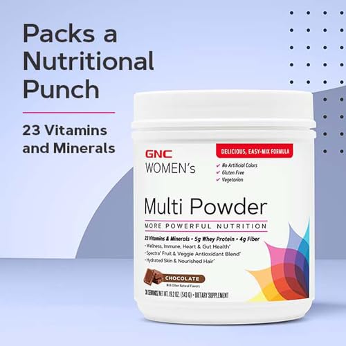 GNC - Gnc Multi Pó Chocolate para Mulheres – Energia e Nutrição Completa | 30g