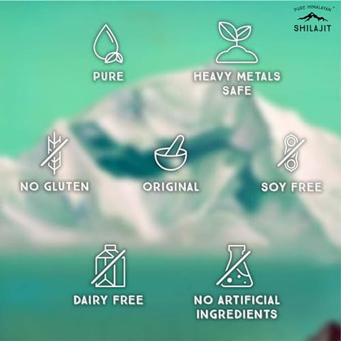 Pure Himalayan Shilajit - Shilajit Puro do Himalaia, Alta Potência Nutricional, Resina de Shilajit Grau A com 85 Minerais Traços Derivados de Plantas e Ácido Fúlvico, Energia