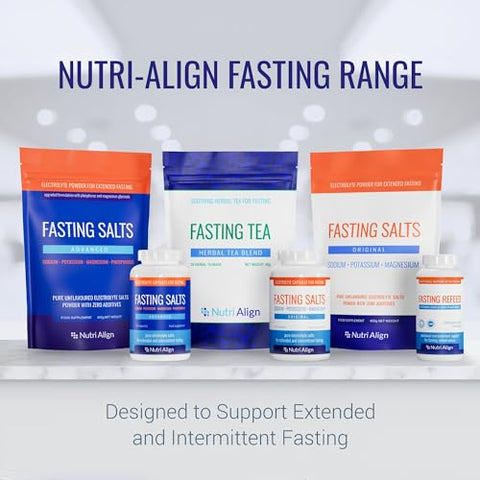 Fasting Salts | Pó de Eletrólitos para Jejum – Intermitente | Eletrólitos Puros sem Sabor | Maximiza a Visibilidade nos Motores de Busca - Nutri-Align