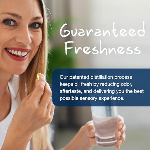 Wiley's Finest - Óleo de Peixe Selvagem do Alasca Wiley’s Finest Peak EPA – Triplo Forte EPA e DHA – 1000mg Ômega-3, Certificado SQF – 90 Cápsulas (90 Porções)