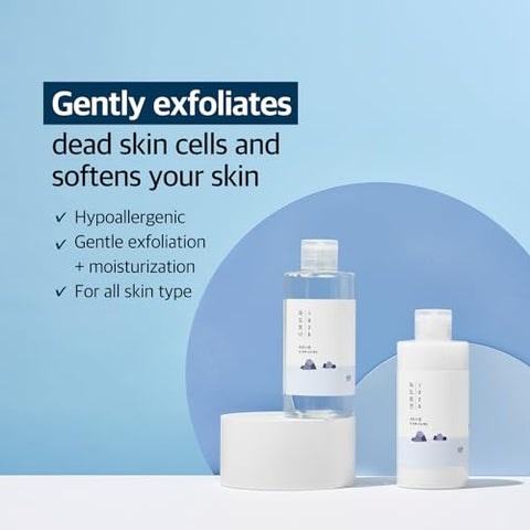 1025 Dokdo Toner e Lotion | Esfoliação suave, Hidratação, Toner Tipo Aquoso, Loção (200ml) - ROUND LAB