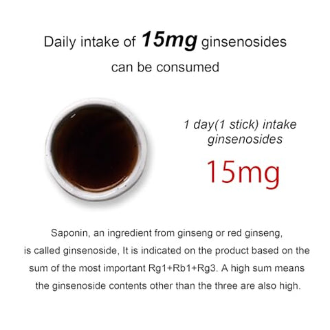 POCHEON KOREAN RED GINSENG - POCHEON RED GINSENG Extrato em Bastão, 30%% Extrato de Ginseng, Pacotes Individuais – 30 Bastões (10ml x 30), Suporte Natural ao Sistema Imunológico