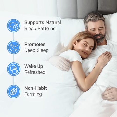 Luna Pack de Dois, Suplemento Noturno para Adultos, Cápsula Herbal para Dormir, Raiz de Valeriana com Camomila, Melissa, Sem Melatonina, Livre de OGM e Glúten - Nested Naturals