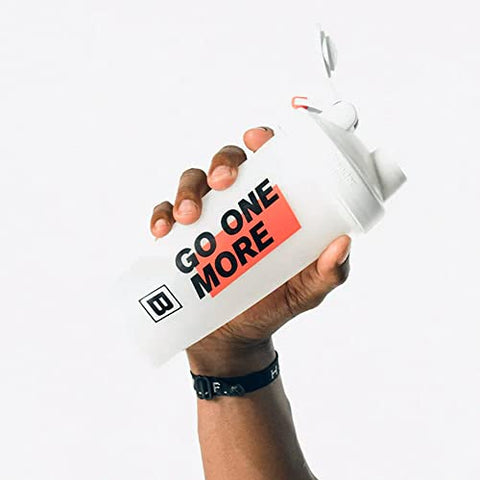 BlenderBottle Shaker 28 oz (800 ml) com Misturador de Arame, Branco - BARE PERFORMANCE NUTRITION