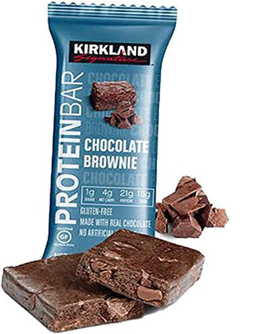 KIRKLAND - Barras de Proteína Kirkland Signature Chocolate Brownie 60g, 20 unidades