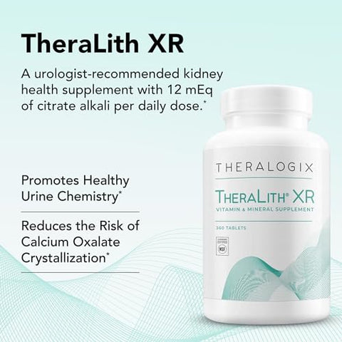 TheraLith XR Vitamina – Suporte para Saúde Renal – 60 cápsulas - Theralogix