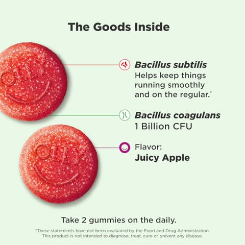 Gummy Probiótico Extra Forte Mastigável – 60 gummies - OLLY