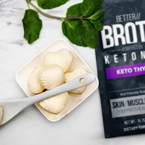 PRÜVIT - Pruvit Better Broth Keto Thyme – Suporte para Articulações, Recuperação Muscular e Melhora da Aparência de Pele e Cabelo – 20 Unidades