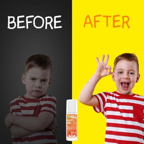 Magnesium, Roll-on Aplicador, Fórmula Relaxante para Crianças, Cloreto de Magnésio Zechstein, Camomila, Manteiga de Karité e Óleos Essenciais Naturais para Auxiliar o Sono Infantil, Suporte - VAL