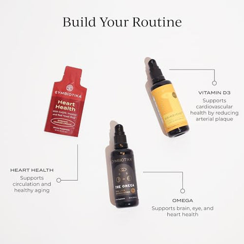 Suplemento para Saúde Cardíaca com CoQ10 e Arroz de Levedura Vermelha – 60 ml - CYMBIOTIKA