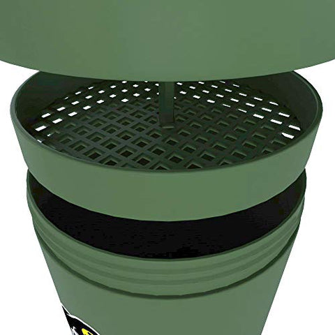 Bomb | Garrafa Shaker Temática Militar | Copo à Prova de Vazamentos com Compartimento de Armazenamento | Misture Pós Proteicos - Battle Shakers