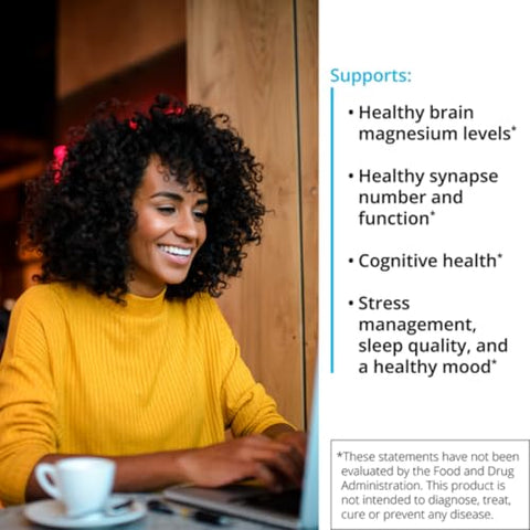 OptiMag Neuro Pó de Magnésio – Magnésio L-Treonato, Magnésio Malato, Magnésio Glicinato Quelato para Apoiar a Saúde Cerebral – Suporta o Relaxamento – Mistura de Magnésio para a Saúde do Cérebro - XYMOGEN