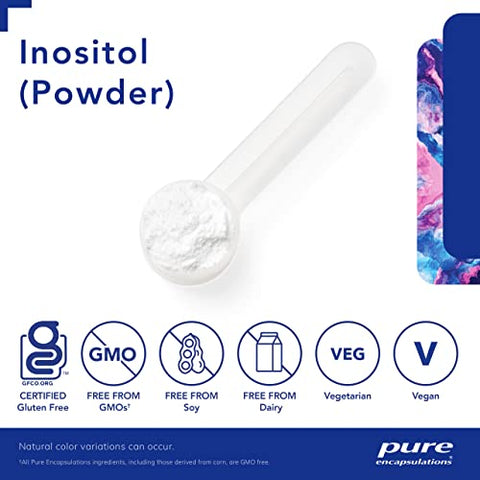 Inositol (Pó) – Suporte Energético e Sistema Nervoso | Marca Pure Encapsulations - Pure Encapsulations