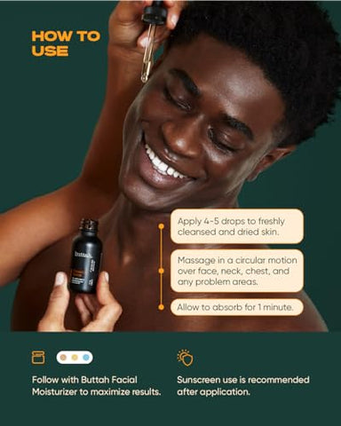 buttah. by Dorion Renaud - Buttah Skin Serum Vitamina C 30mL – Rosto – Vitamina E – Ácido Ferúlico – Chá Verde