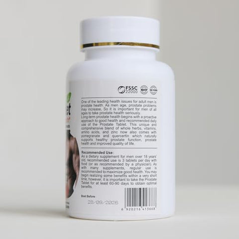 Wins Town - Tablet Prostático, Suplemento de Saúde da Próstata com Saw Palmetto para Homens, Bexiga