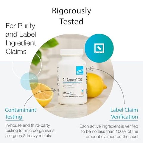 Liver Protect – Suporte à Saúde do Fígado Produção de Glutationa – Extrato de Cardo Mariano, Ácido Alfa-Lipóico ALA, N-Acetil-L-Cisteína, Selênio L-Selenometionina (120 cápsulas) - XYMOGEN