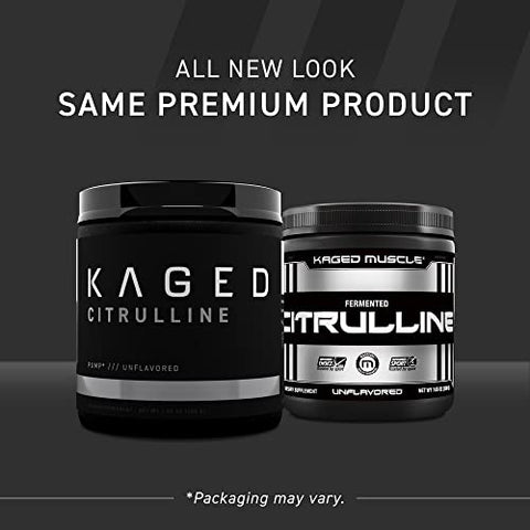 Premium L-Citrulline em Pó | Sem Sabor | Aumente a Bomba Muscular | Melhore a Vascularização Muscular | Impulsionador de Óxido Nítrico | 100 Porções - Kaged