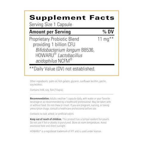 Probiotic Pearls – Saúde Digestiva | 30 cápsulas | 1 bilhão de UFC | Fórmula avançada | Probióticos de alta qualidade - Integrative Therapeutics