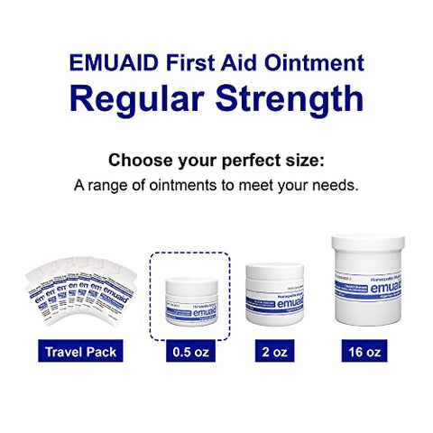 emuaid - Emuaid Pomada 15g – Tratamento Regular para Pé de Atleta, Psoríase, Coceira, Irritação e Infecção por Fungos na Pele