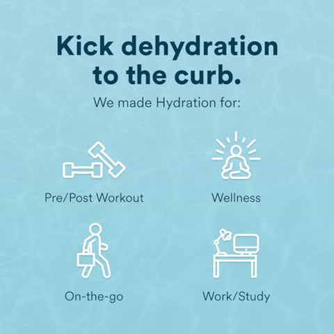 Hydration Electrolyte Powder for Women – Pó de Eletrólitos para Hidratação (45 Porções) x Alicia McCarvell’s Electrolyte Drink Mix with Himalayan Salt – Mistura de Bebida de Eletrólitos para Alívio da Desidratação – Limonada do Amor Próprio - Cira