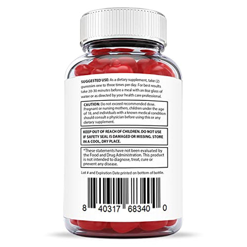 Gummies True Form Keto ACV 1000MG Vegan Non GMO com Suco de Romã Beterraba B12 300 Gummys - Justified Laboratories