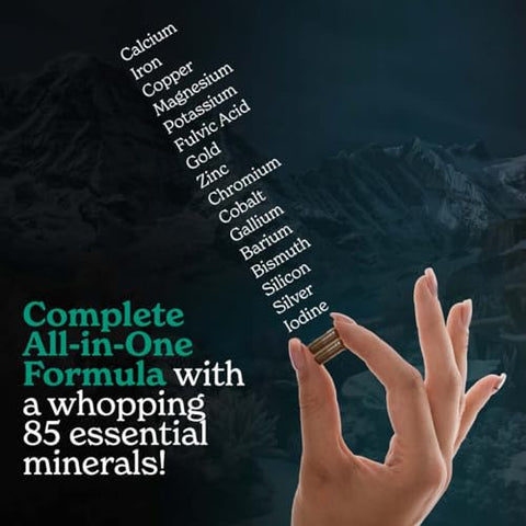 Better Alt - Cápsulas de Shilajit Gold com Sea Moss, Ashwagandha e Extrato de Pimenta Preta – Potencialize sua saúde com ingredientes naturais!