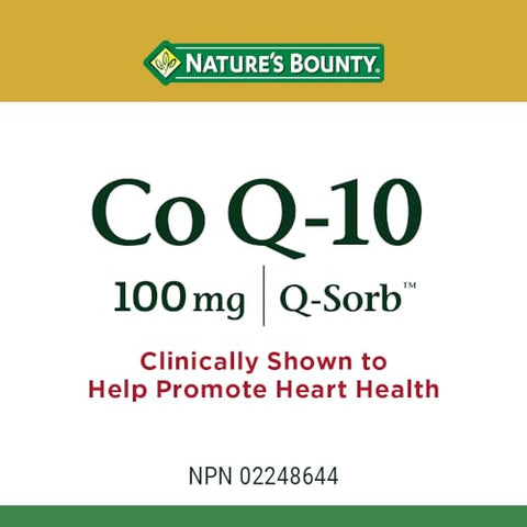 Nature's Bounty - Nature’s Bounty CO-Q10 100mg 90 cápsulas – Potencialize sua saúde com o CO-Q10 de alta qualidade