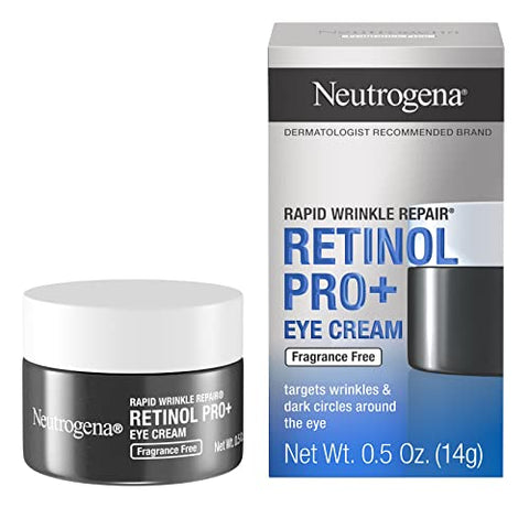 Rapid Wrinkle Repair Retinol Pro Creme Anti-Rugas para os Olhos, Creme Concentrado para Rugas – 15g - Neutrogena