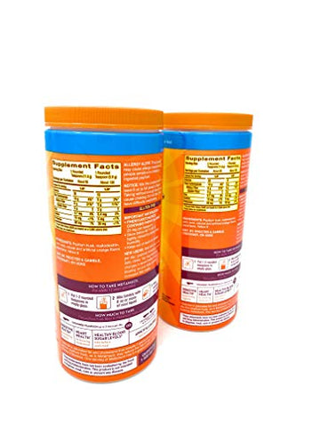 Suplemento de Fibra Sem Açúcar, Sabor Laranja – 260 Porções - Metamucil