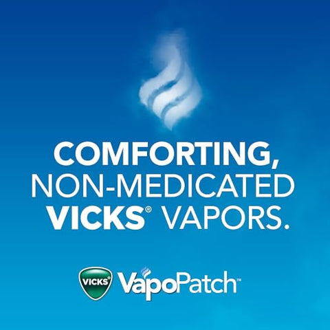 VapoPatch: Adesivo Aromático Portátil, Sem Bagunça, Relaxante – 10 Unidades - Vicks