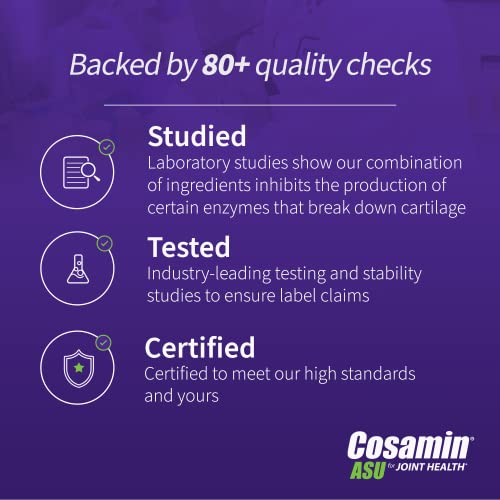 Nutramax Laboratories - Cosamin ASU Cápsulas, 150 Unidades – Fórmula Avançada para Saúde das Articulações