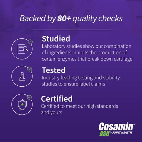 Nutramax Laboratories - Cosamin ASU Cápsulas, 150 Unidades – Fórmula Avançada para Saúde das Articulações