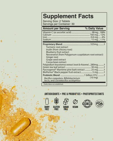 Vitaminas Inner Glow Age Defense – Desenvolvidas por Dermatologista e Cirurgião Plástico para combater fotoenvelhecimento e melasma, com Polypodium Leucotomos e Pycnogenol