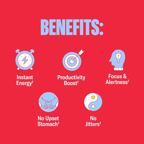 NuStrips - Energia Natural | Tiras Energéticas Instantâneas com 50mg de Cafeína, L-Teanina, Vitamina B12 | 30 Tiras Energéticas = 30 Bebidas Energéticas | Absorção 5X Mais Rápida