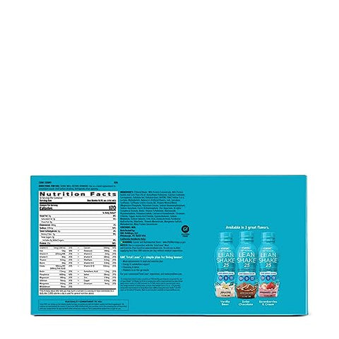 Total Lean Shake 25 – Banana Cream – 12 Garrafas | Emagreça com Saúde | 25g Proteína por Porção - GNC