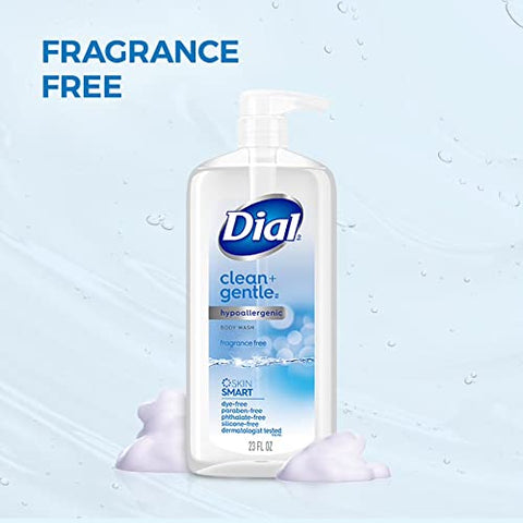 Clean Sabonete Líquido Suave, Sem Fragrância, 680 ml (Pacote com 3) - Dial