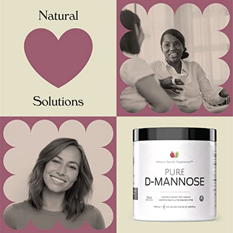 Complete Natural Products - D-Mannose em Pó Puro – 283g (10oz) – 120 Porções para Infecção Urinária e Bexiga