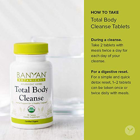 Total Body Cleanse – Suplemento Orgânico de Desintoxicação com Amla | Marca Banyan Botanicals - Banyan Botanicals
